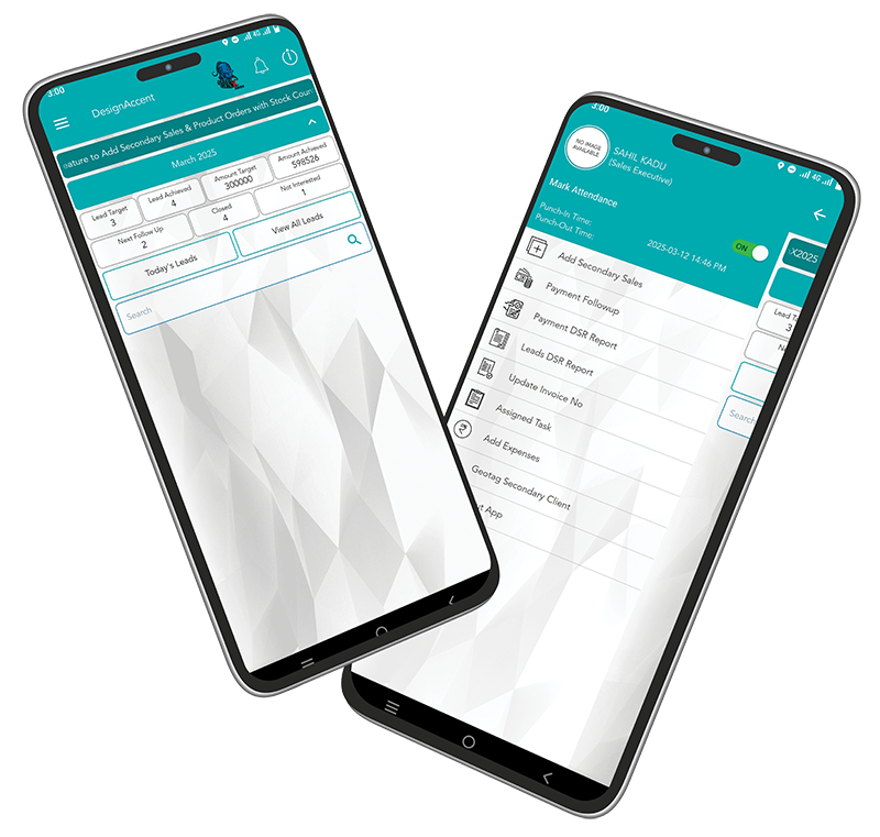 Sales Genx App Screens